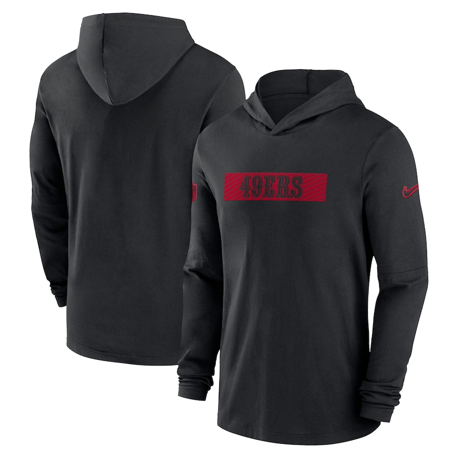 Men San Francisco 49ers black style #2 2024 Nike NFL Hoodie